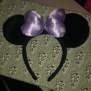 Purple Disney Minnie Mouse ears